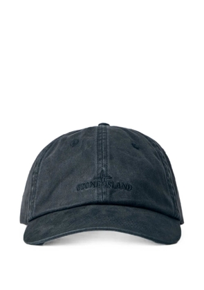 Stone Island embroidered-logo six-panel baseball cap - Grey