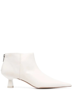 GANNI Stivaletto 65mm pointed boots - Neutrals