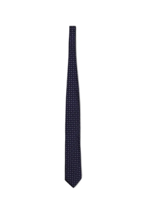 Zegna jacquard-woven tie - Blue
