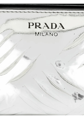 Prada Pre-Owned logo-print bi-fold wallet - Silver
