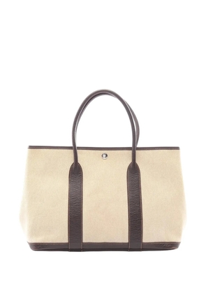Hermès Pre-Owned 2008 Toile and Negonda Garden Party 36 tote bag - Neutrals