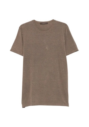 Jeordie's marl-effect T-shirt - Brown