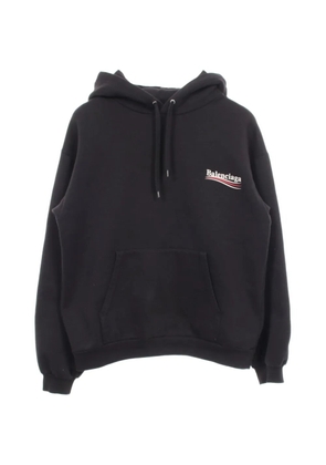 Balenciaga Pre-Owned 2000s campaign logo hoodie - Black