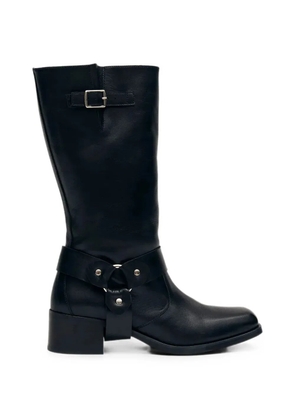 ALOHAS buckle-detail harness boots - Black