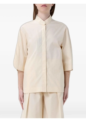 Colmar mandarin-collar short-sleeve shirt - Neutrals
