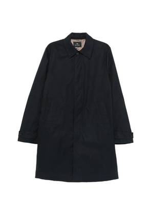 PS Paul Smith showerproof button-front coat - Blue