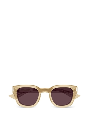 Saint Laurent Eyewear geometric sunglasses - Neutrals