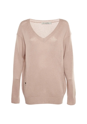 Christian Dior Pre-Owned V-neck cashmere sweater - Pink