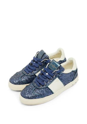 Valentino Garavani Pre-Owned Flycrew Rockstud sneakers - Blue