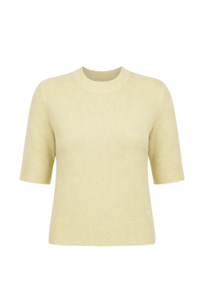 Le Kasha Chypre short-sleeve cashmere T-shirt - Yellow