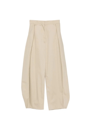 LOEWE draped palazzo pants - Neutrals