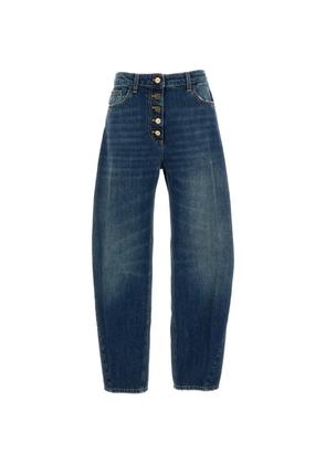 Elisabetta Franchi button-fly jeans - Blue