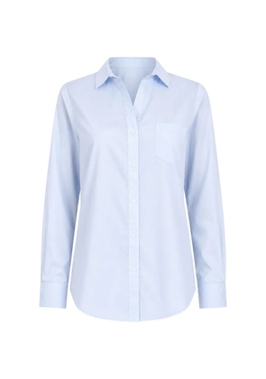 Pharaoh Layla button-down cotton shirt - Blue