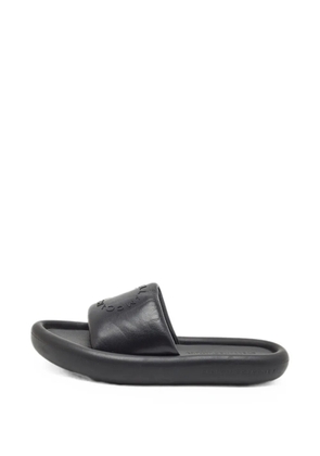 Stella McCartney Pre-Owned Air embossed logo slides - Black