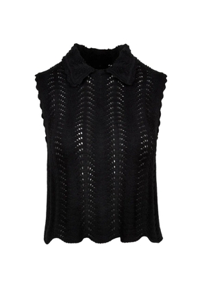 Smythe Club crochet tank top - Black