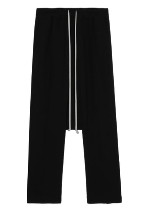 Rick Owens drop-crotch cropped trousers - Black