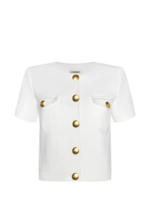 L'Agence Nawa short-sleeve jacket - White