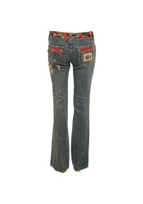 Dolce & Gabbana Pre-Owned whiskering-effect jeans - Blue