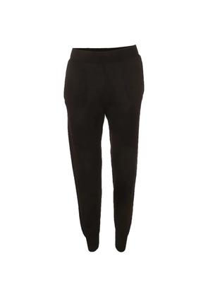 Stella McCartney Pre-Owned tapered-fit knit trousers - Black