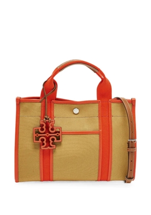 Tory Burch Twill Tory tote bag - Neutrals