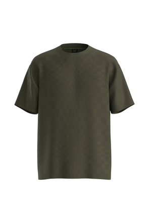 BOSS x Porsche check-pattern T-shirt - Green