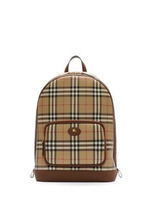 Burberry Check backpack - Neutrals