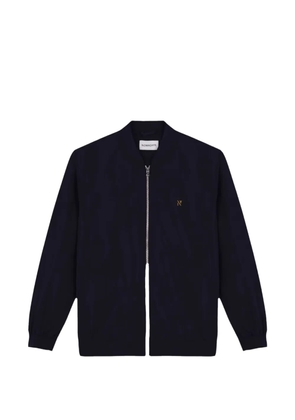 NOWADAYS logo-embroidered zip-up bomber jacket - Blue