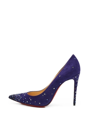 Christian Louboutin Pre-Owned Gravitanita crystal-embellished heeled pumps - Purple