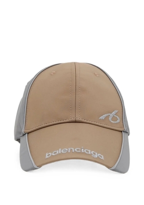 Balenciaga reflective-panel baseball cap - Neutrals
