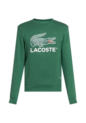Lacoste logo-print crew-neck sweatshirt - Green