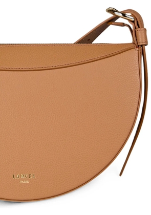 Lancel half-moon leather crossbody bag - Neutrals