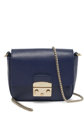 Furla Metropolis mini leather crossbody bag - Blue