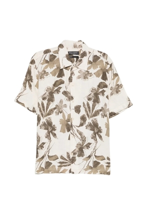 Marc O'Polo floral-print short-sleeve shirt - Neutrals