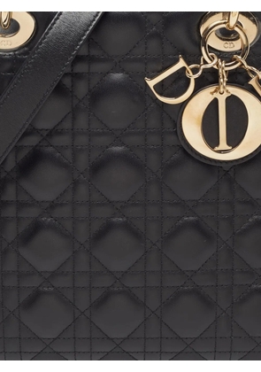Christian Dior Pre-Owned 2023 Lady Dior Cannage tote bag - Black