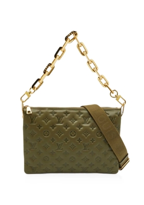 Louis Vuitton Pre-Owned Coussin MM embossed shoulder bag - Green