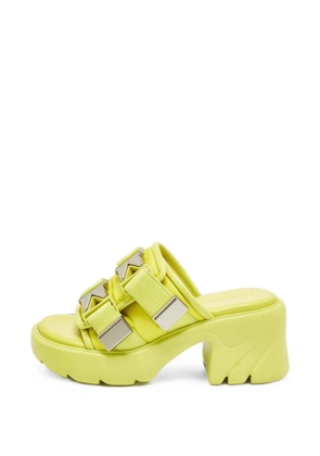 Bottega Veneta Pre-Owned Flash Bomber mules - Green