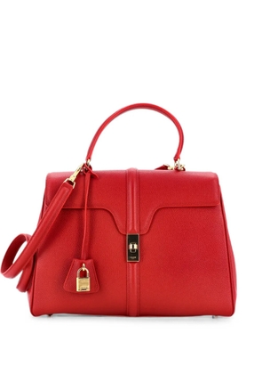 Celine Pre-Owned 16 Top Handle Bag Grained Calfskin Medium shoulder bag - Red