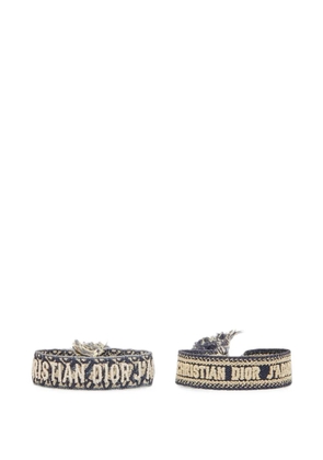 Christian Dior Pre-Owned J'Adior tassel bracelets (set of two) - Blue