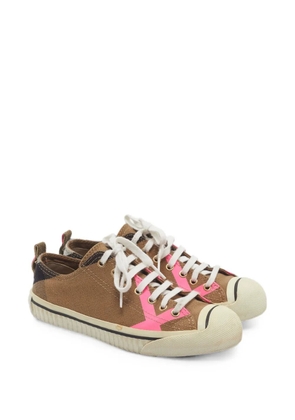 Burberry Pre-Owned House Check low-top sneakers - Brown