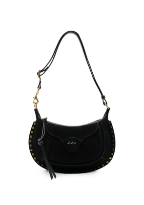 ISABEL MARANT stud-embellished suede shoulder bag - Black