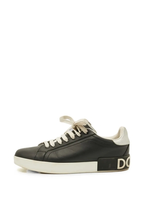 Dolce & Gabbana Pre-Owned Portofino low-top sneakers - Black