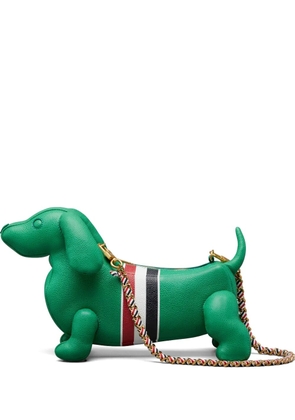 Thom Browne Baby Hector leather shoulder bag - Green