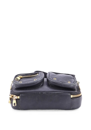 Louis Vuitton Pre-Owned Utility Calfskin with Embossed Monogram Detail crossbody bag - Black