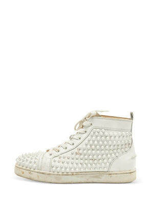 Christian Louboutin Pre-Owned Louis Spikes high-top sneakers - White