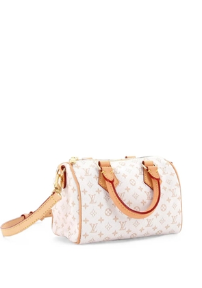 Louis Vuitton Pre-Owned Speedy Bandouliere Bag Monogram Jacquard Polyamide 20 satchel - Neutrals
