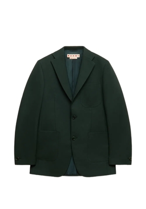Marni deep-green techno-fabric jacket