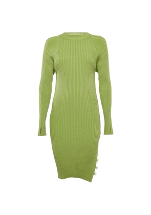 Jacquemus Pre-Owned La Robe Pigolo rib knit midi dress - Green