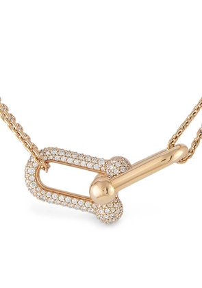 Tiffany & Co. Pre-Owned HardWear diamond necklace - Pink