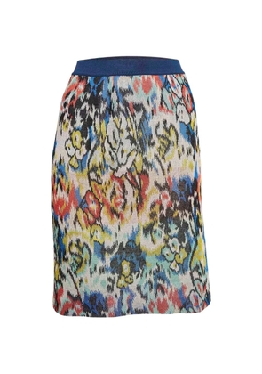 Missoni Pre-Owned floral-pattern midi skirt - Neutrals