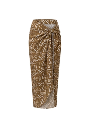Nicholas Aminta midi sarong - Neutrals